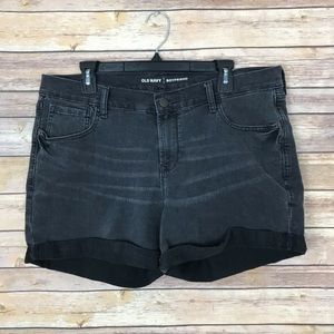 Old Navy 12 Boyfriend Denim Cuffed Shorts B38